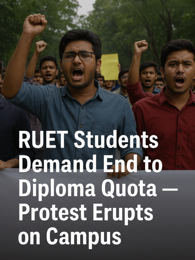 RUET Students Demand End to Diploma Quota